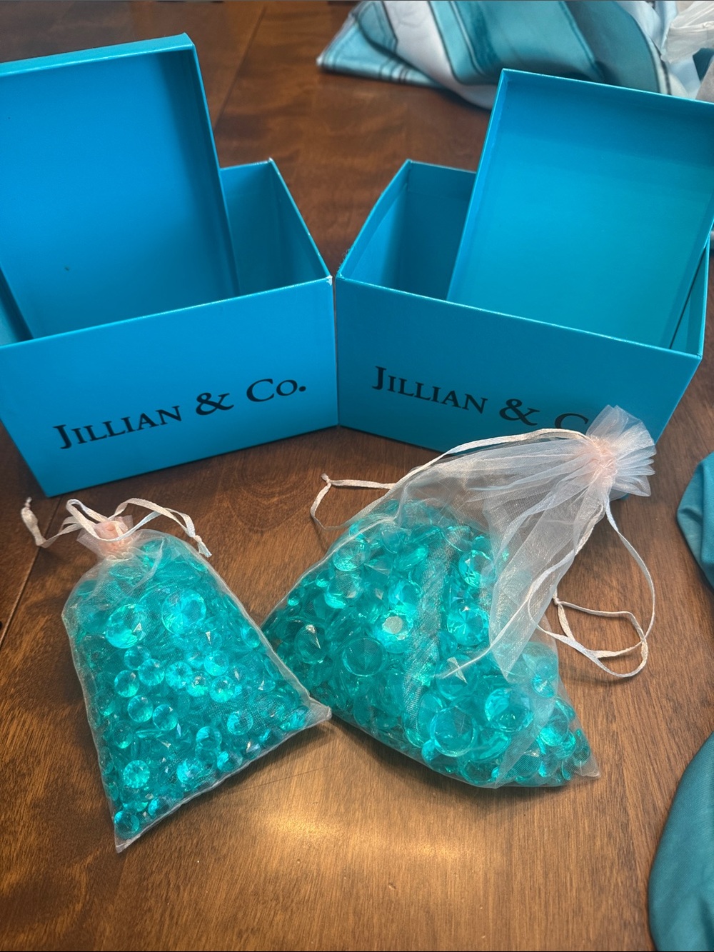 Breakfast at Tiffany’s Teal Blue Bridal Shower/Birthday Table & Wall Decor - Picture 3 of 12